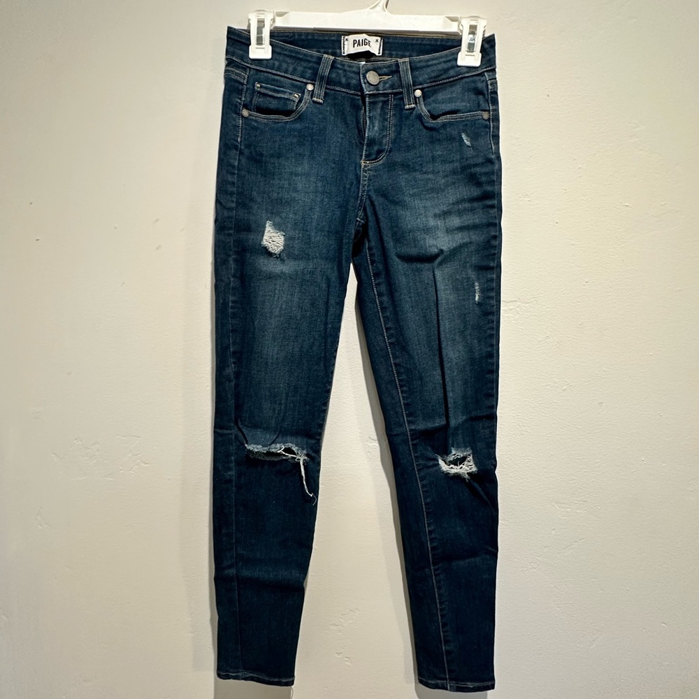 Paige Verdugo Ankle Skinny Jeans Size 25